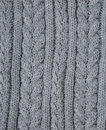 Becky Womens Knit Scarf - Grey