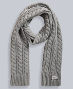 Becky Womens Knit Scarf - Grey