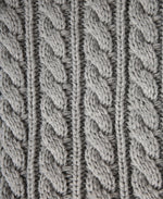 Becky Womens Knit Scarf - Grey