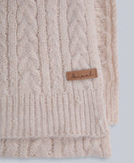 Becky Womens Knit Scarf - Light Beige
