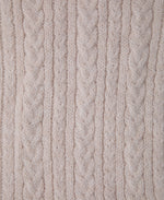 Becky Womens Knit Scarf - Light Beige