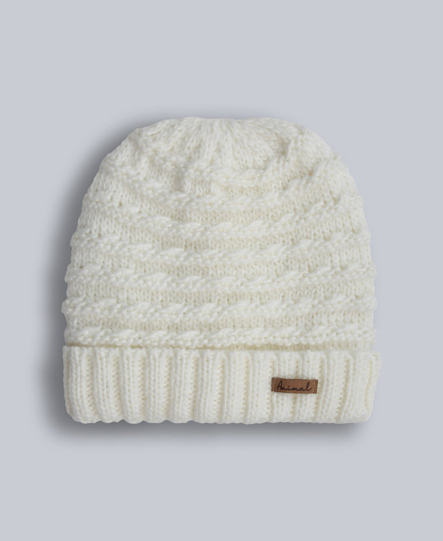 Ashley Womens Lined Beanie - Cream