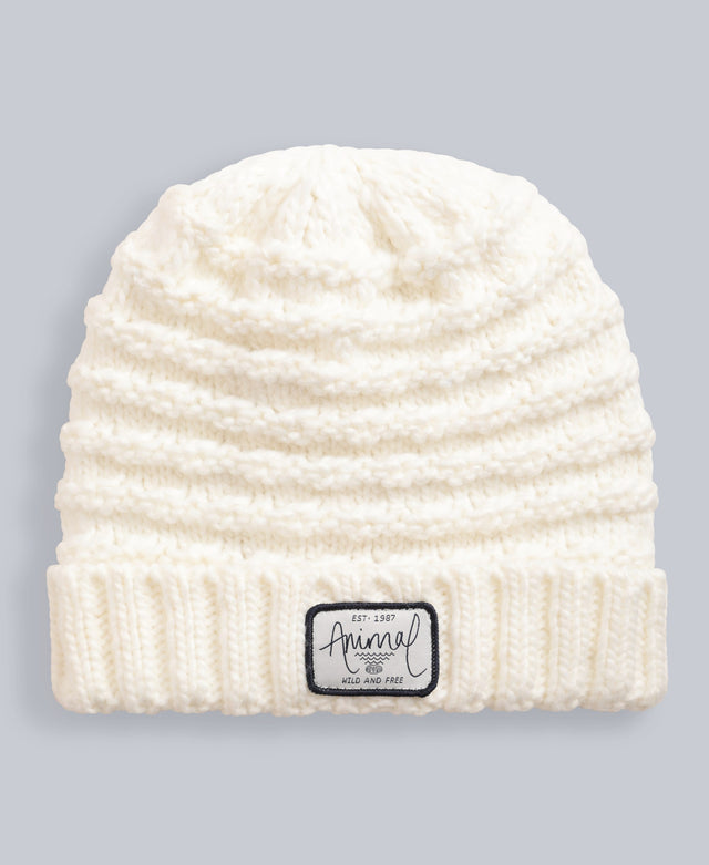Ashley Womens Lined Beanie - Cream