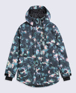 Tignes Printed Womens Waterproof Snow Jacket - Black