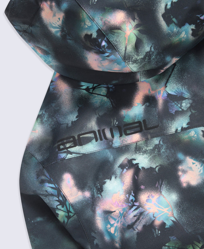 Tignes Printed Womens Waterproof Snow Jacket - Black