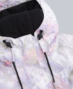 Tignes Printed Womens Snow Jacket - Pink