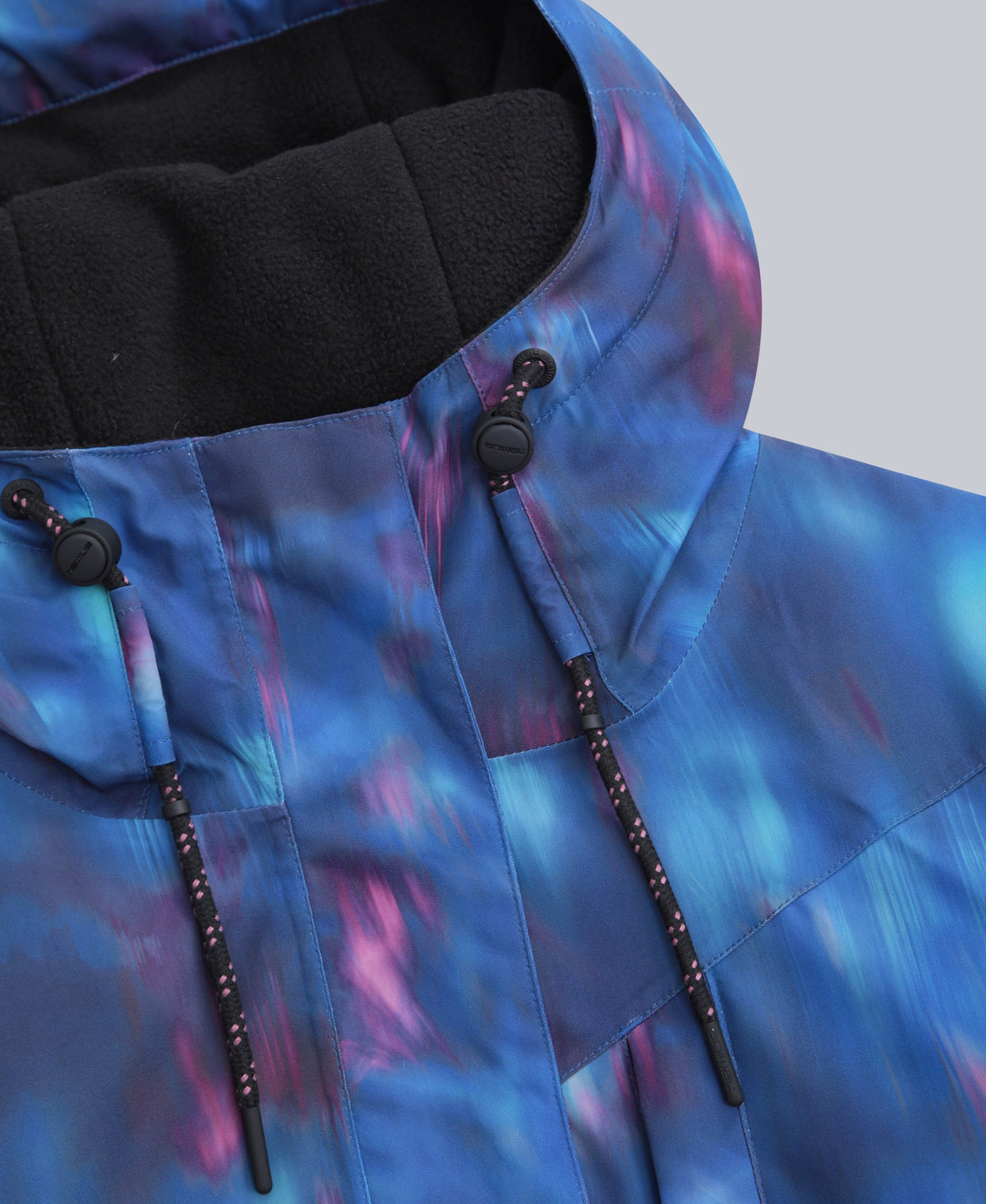 Tignes Printed Womens Waterproof Snow Jacket - Purple