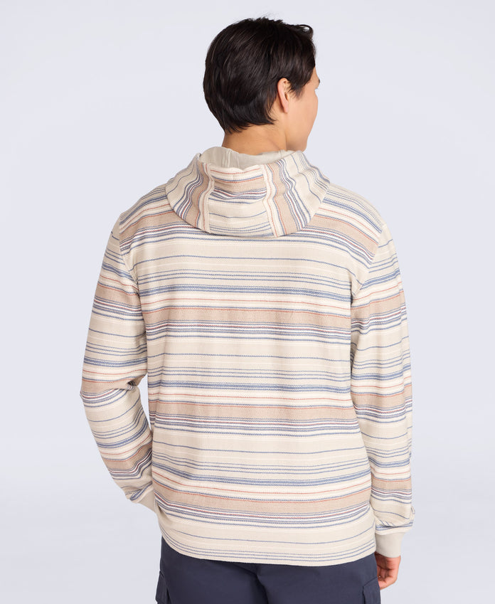 Loyal Mens Beach Hoodie - Brown
