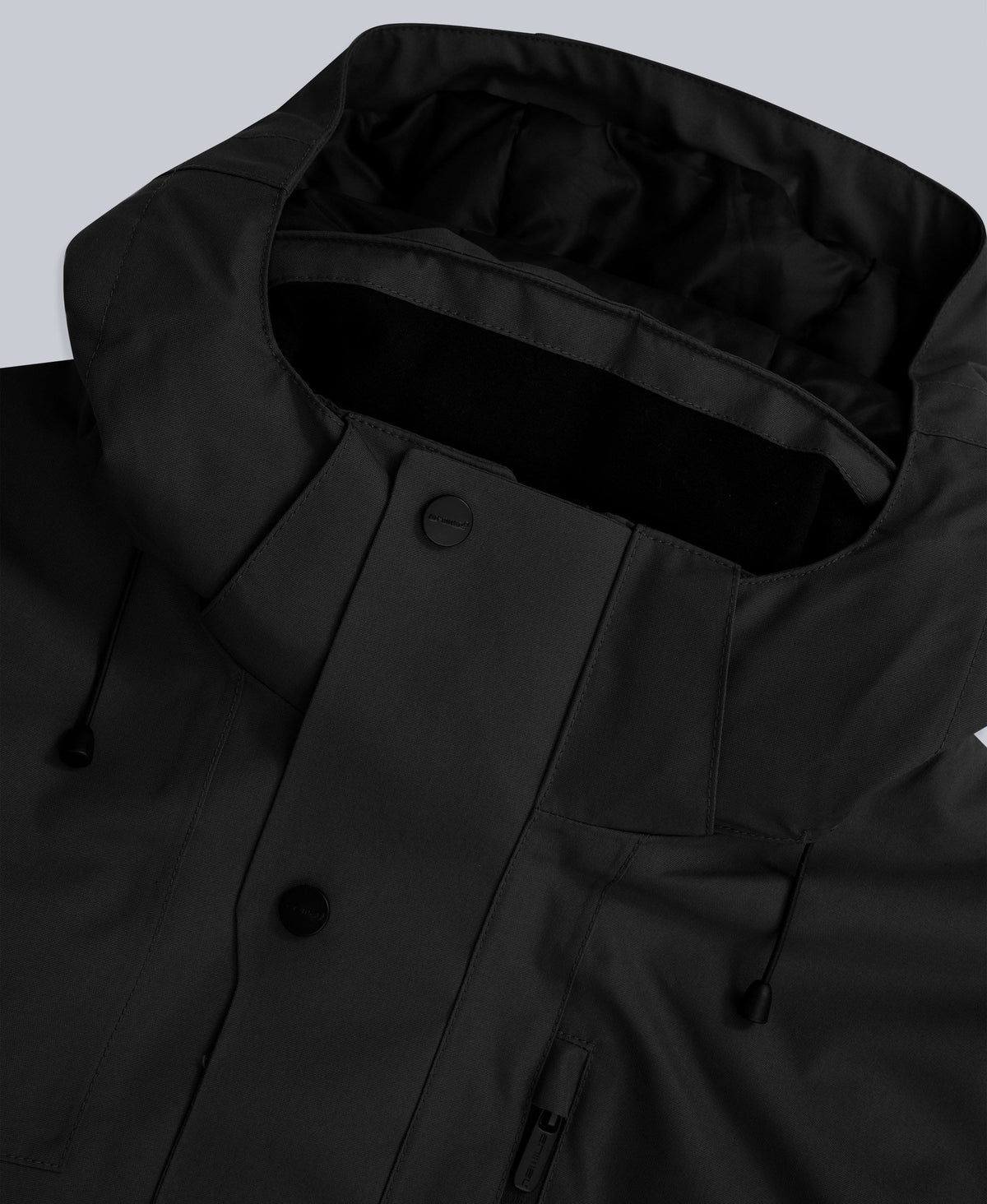 Lisbon Mens Waterproof Parka - Black