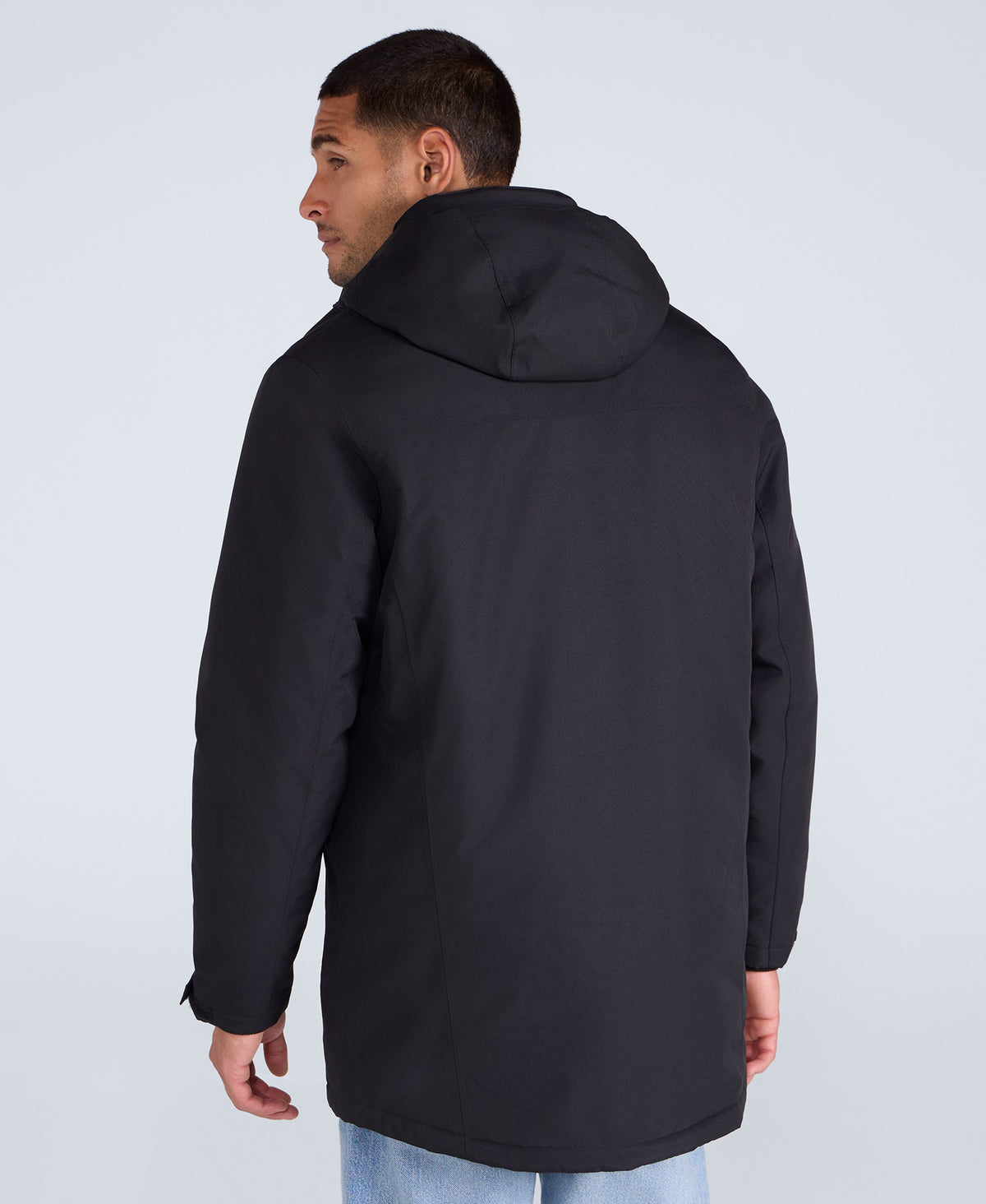 Lisbon Mens Waterproof Parka - Black