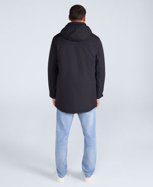 Lisbon Mens Waterproof Parka - Black