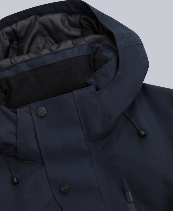 Lisbon Mens Waterproof Parka - Navy