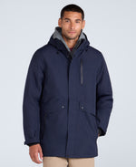 Lisbon Mens Waterproof Parka - Navy
