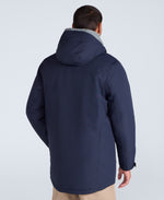 Lisbon Mens Waterproof Parka - Navy