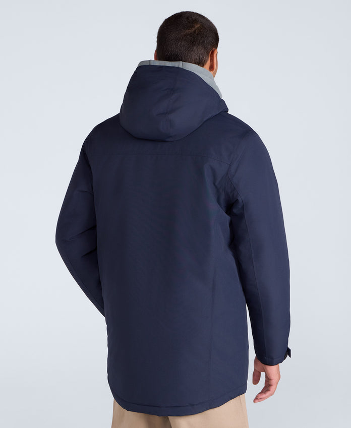 Lisbon Mens Waterproof Parka - Navy