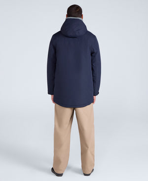 Lisbon Mens Waterproof Parka - Navy