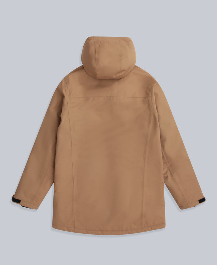 Lisbon Mens Waterproof Parka - Tan