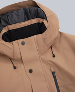 Lisbon Mens Waterproof Parka - Tan