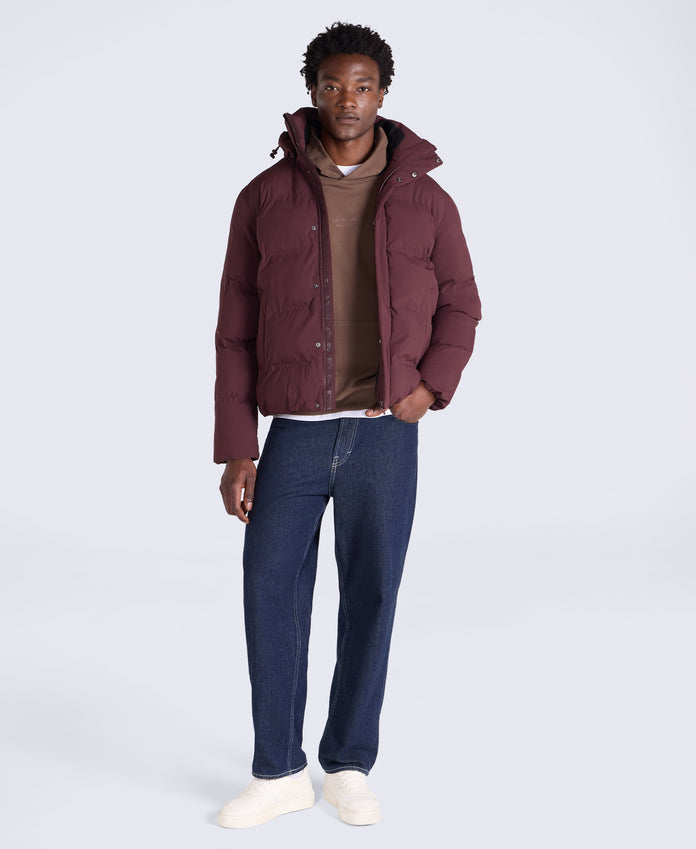 Nimbus Mens Padded Jacket - Dark Burgundy