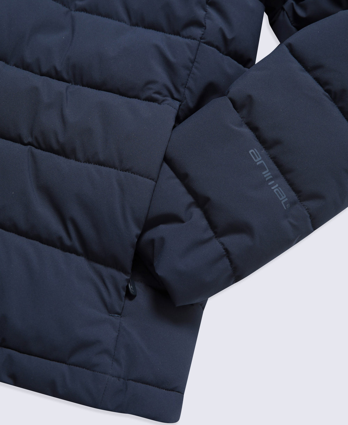 Light Cloud Mens Hooded Padded Jacket - Dark Blue