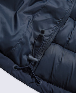 Light Cloud Mens Hooded Padded Jacket - Dark Blue