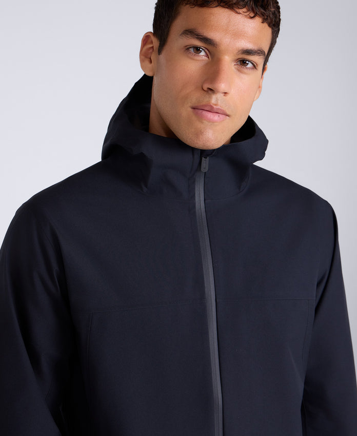 Elements Mens 2.5 Layer Waterproof Jacket - Black