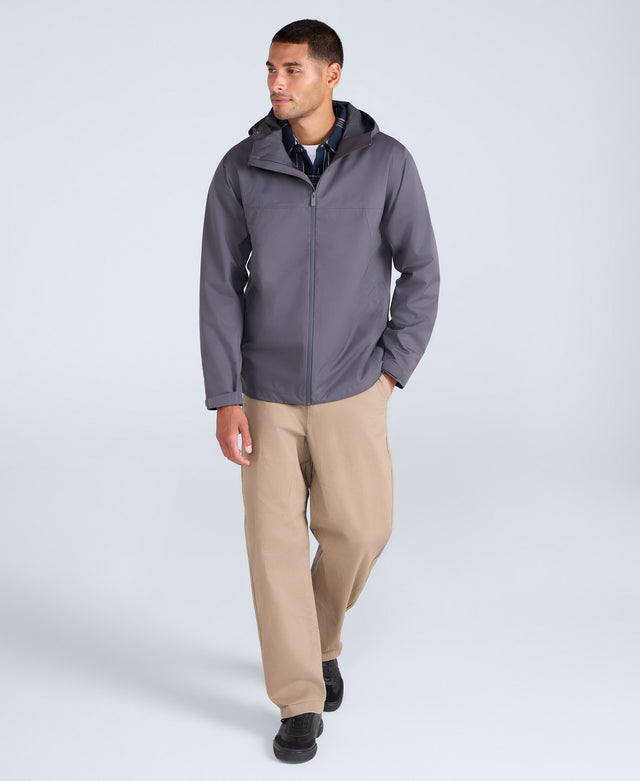 Elements Mens 2.5 Layer Waterproof Jacket - Dark Grey