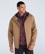 Elements Mens 2.5 Layer Waterproof Jacket - Tan