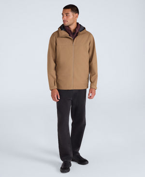 Elements Mens 2.5 Layer Waterproof Jacket - Tan