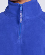 Stockholm Mens Half-Zip Fleece - Bright Blue