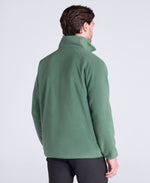 Stockholm Mens Half-Zip Fleece - Dark Green