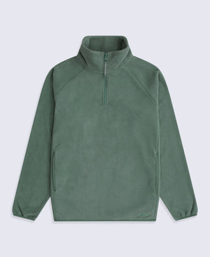 Stockholm Mens Half-Zip Fleece - Dark Green