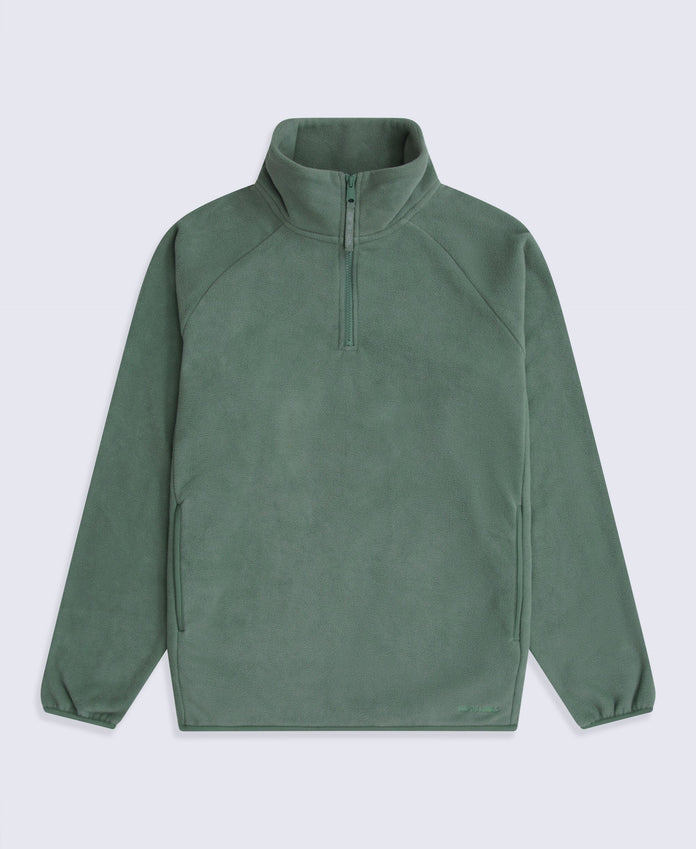 Stockholm Mens Half-Zip Fleece - Dark Green