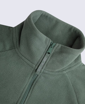 Stockholm Mens Half-Zip Fleece - Dark Green