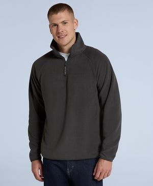 Stockholm Mens Half-Zip Fleece - Dark Grey