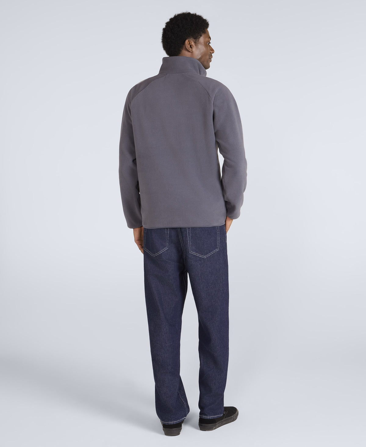 Stockholm Mens Half-Zip Fleece - Navy