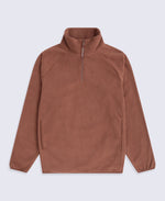 Stockholm Mens Half-Zip Fleece - Rust