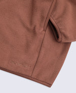 Stockholm Mens Half-Zip Fleece - Rust