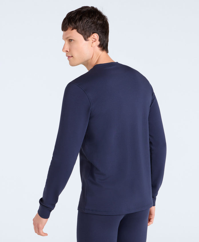 Blaze Mens Base Layer Top - Dark Blue