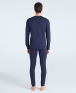 Blaze Mens Base Layer Top - Dark Blue