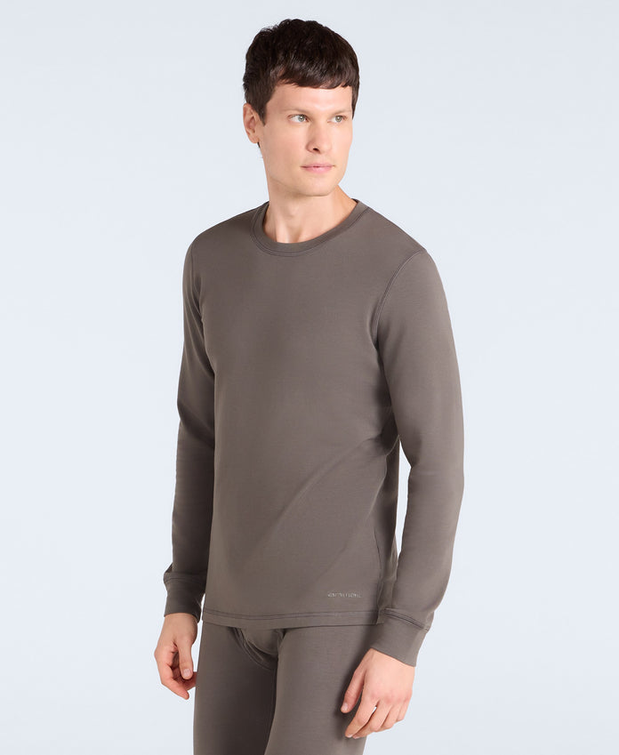 Blaze Mens Base Layer Top - Dark Khaki