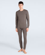 Blaze Mens Base Layer Top - Dark Khaki