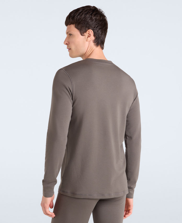 Blaze Mens Base Layer Top - Dark Khaki