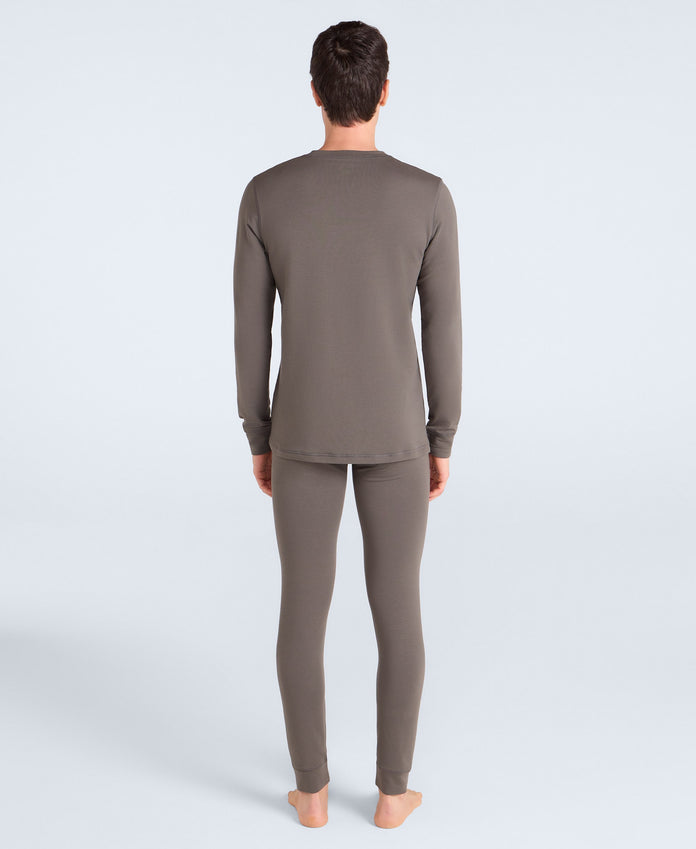 Blaze Mens Base Layer Top - Dark Khaki