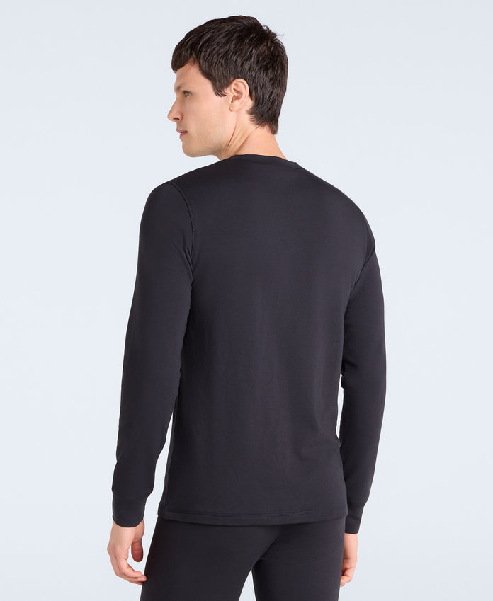Blaze Mens Base Layer Top - Jet Black