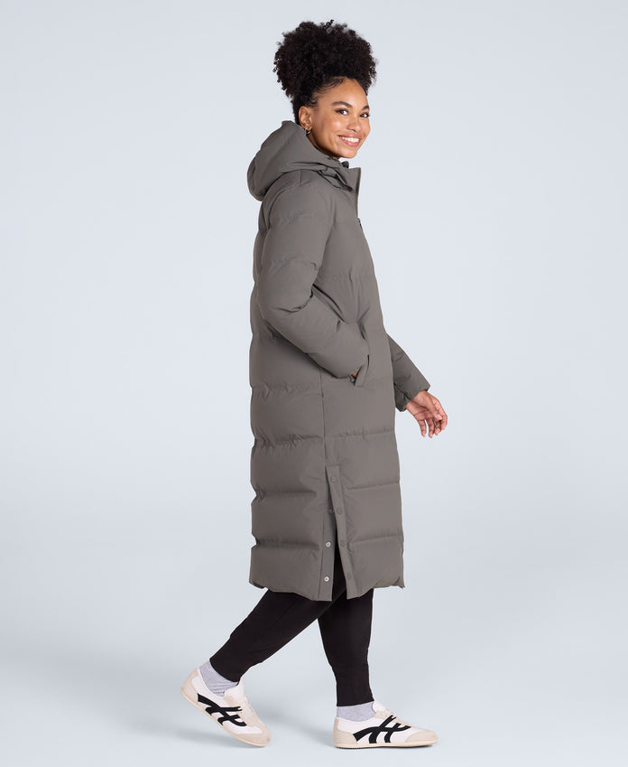 Cosi Cloud Womens Down Coat - Khaki