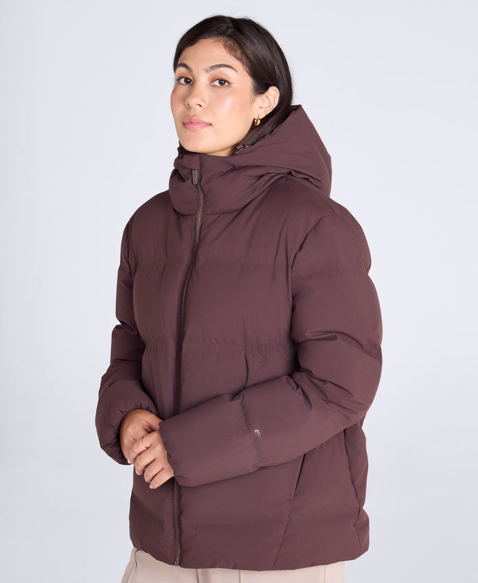 Cosi Cloud Womens Down Jacket - Brown