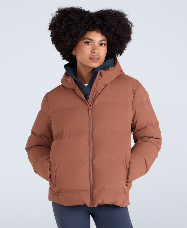 Cosi Cloud Womens Down Jacket - Rust