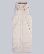 Comfort Zone Womens Longline Gilet - Beige