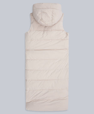 Comfort Zone Womens Longline Gilet - Beige